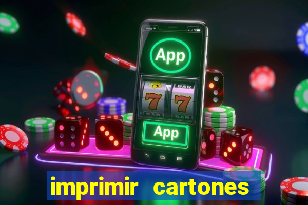 imprimir cartones de bingo